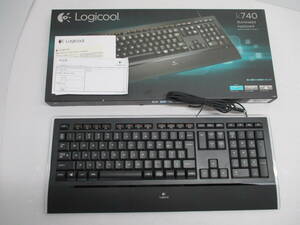 ★ロジクール Logicool Illuminated Keyboard K740 利用少・中古美品