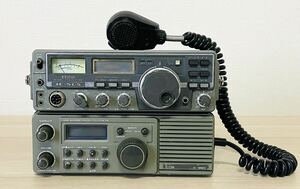 ICOM マリン レディオテレホン　VHF MARINE RADIOTELEPHONE IC-M80 VHFトランシーバー　　VHF TRANSCEIVER IC-505 無線装置