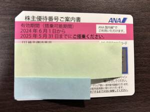 ANA 株主優待券　2024年6月1日から2025年5月31日まで