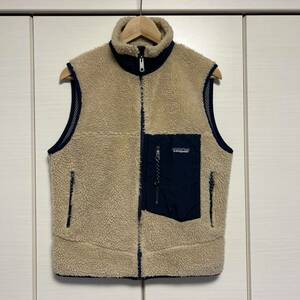 00年 USA製 patagonia レトロXベスト S フリース パイル ボアパタゴニア クラシック 