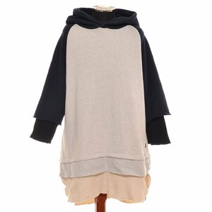 ◆501887 glamb グラム ◇スウェットパーカー Tri layered hoodie トライレイヤードフーディ 定価18150円 GB0119/CS01 サイズ1 メンズ