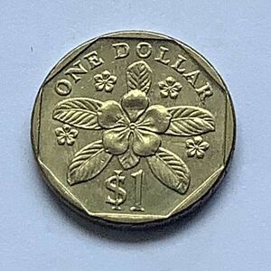【希少品セール】シンガポール 1ドル硬貨 2006年 1枚