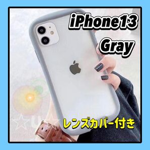 iPhone13 ケース シンプル ブラック クリア 韓国 カバー iFace型 アイフェイス型 アイフォンケース スマホケース