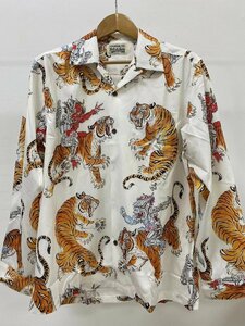 WACKO MARIA x TIM LEHI HAWAIIAN SHIRT 百虎 ワコマリア ティムリーハイ アロハシャツ オープンカラー 長袖シャツ サイズ M