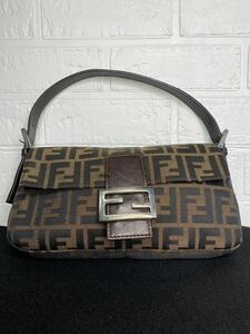 [FS033950000]FENDI Fendi man ma ковш сумка на плечо ручная сумочка Brown Zucca FF Logo Zucca рисунок 