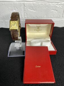 [FS037980000] Cartier verumeiyu925 wristwatch Cartier Cartier World Time clock immovable 