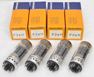 SIEMENS F2a11 vacuum tube 4 pcs set serial close . price ( 2 ps, 2 ps )