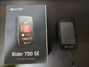 bryton Rider 750 SE (ブライトン ライダー 750 SE) サイクルコンピューター 美品 9H保護フィルム付き