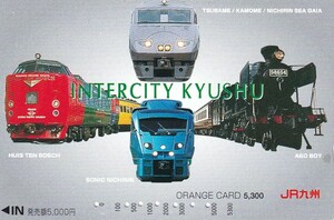 【使用済オレンジカード】INTER　CITY　KYUSHU