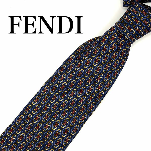 【FENDI】フェンディ　ネクタイ　ブランド　シルク