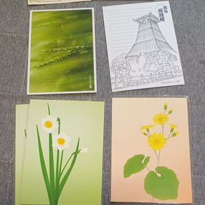 ポストカード、便箋、絵葉書