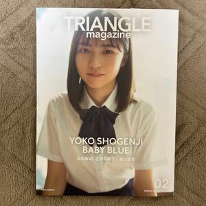 ＴＲＩＡＮＧＬＥ　ｍａｇａｚｉｎｅ　日向坂４６正源司陽子ｃｏｖｅｒ　０２ 