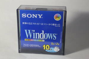 ソニー　SONY　フロッピーディスク　MFD-2HD　未使用品　9枚