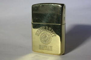 ジッポー　Zippo オイルライター　ブラス（真鍮）無垢　1988年製