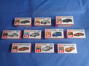 # unopened Tomica the first times special specification 10 pcs. set Lamborghini Ferrari Corvette BMW Impreza Solio etc. 