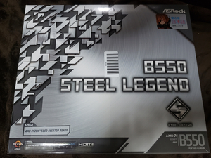 【中古品】ASRock B550 Steel Legend Socket AM4 