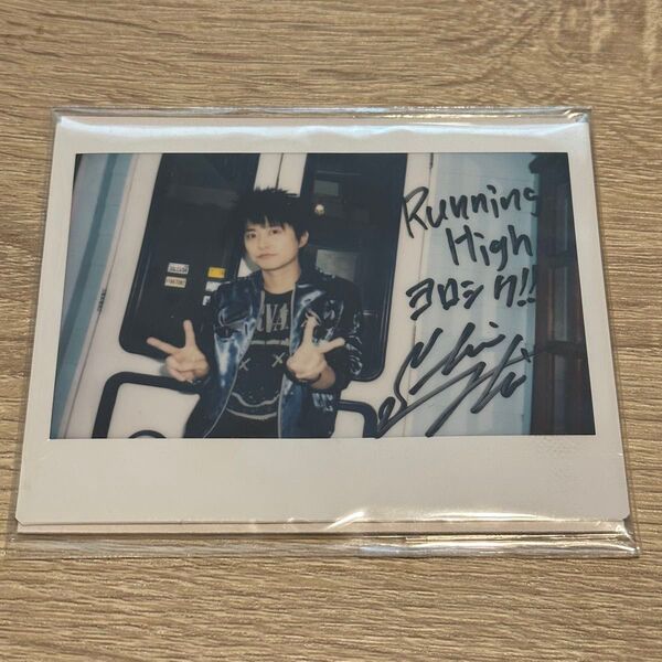 下野紘さん RunningHigh 直筆サインメッセージ入りチェキ
