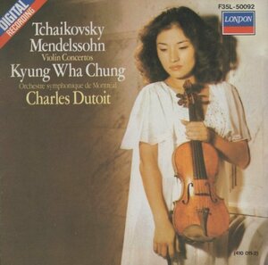 ◆チャイコフスキー,メンデルスゾーン:ヴァイオリン協奏曲 / チョン・キョンファ＆シャルル・デュトワ / LONDON / 西独盤 / F35L-50092