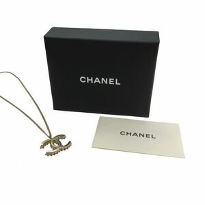 [ ломбард ]CHANEL/ Chanel / здесь Mark / колье / серебряный аксессуары / бренд item / Vintage / мода ^