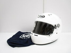 [ same day shipping ]* superior article * Arai ARAI 4 wheel for competition helmet GP-5W full-face Super CLC car race size unknown white 351