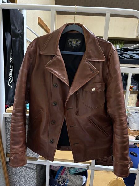 【極上美品】DOUBLE HELIX Helix Rider Unus brown ヘリックスライダー ブラウン ダブルライダース