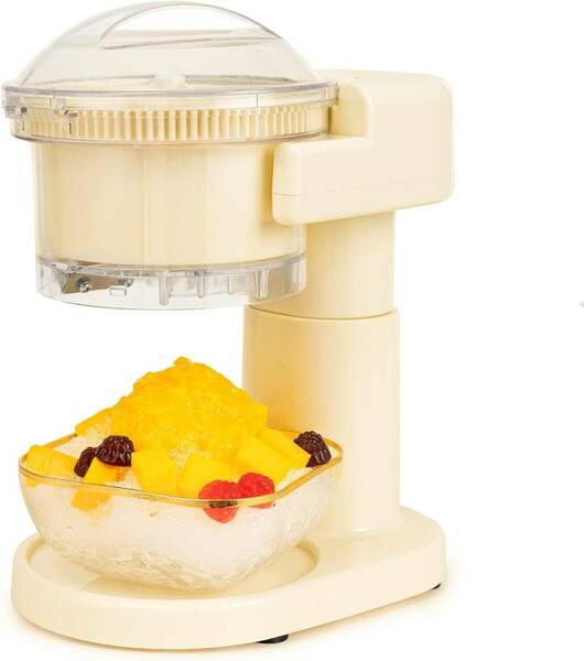 電動かき氷機 Z3058 バラ氷/冷凍フルーツに対応 家庭用 水洗える カキ氷機