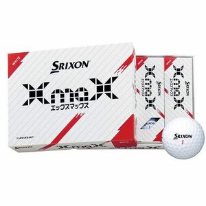 【新品未使用】ダンロップ　スリクソン　XMAXボール　ゴルフボール　ホワイト　120球　10ダース　高反発 