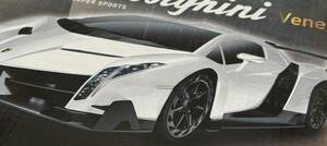 ランボルギーニのラジコン　カラー:ホワイト　Lamborghini Veneno　発売元:ワイ・エス・エヌ　使用電池:単3電池5本(別売)　プライズ景品