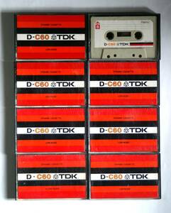 TDK D-C60　中古 カセットテープ