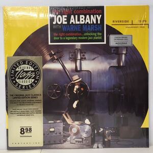 AUDIOPHILE●JAZZ/JOE ALBANY(P) with WARNE MARSH(TS)/ THE RIGHT COMBINATION (LP) US盤 (n302)