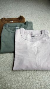 ユニクロ　 UNIQLO クルーネックTシャツ　サイズM 3枚セット