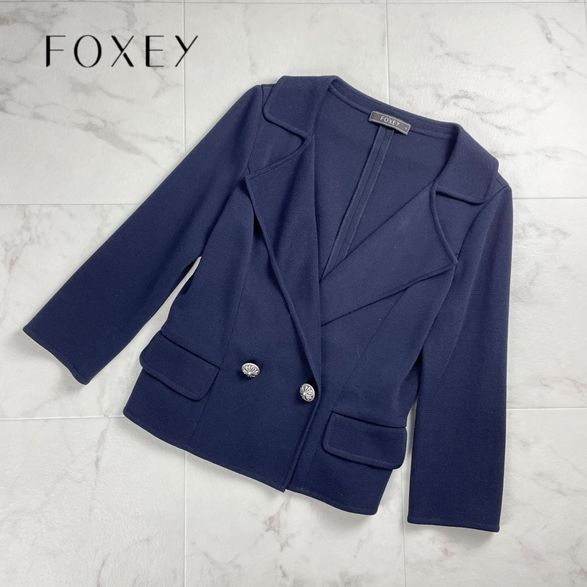 Yahoo!オークション -「foxey カーディガン 42」(ジャケット、上 Yahoo!オークション -「foxey カーディガン 42」(ジャケット、上