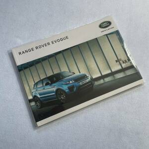 LAND ROVER ランドローバー　RANGE ROVER EVOQUE レンジローバー　イヴォーク カタログ