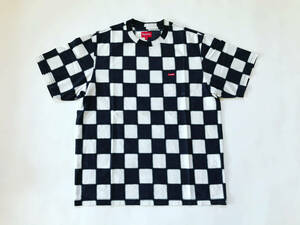 (M)Supreme Small Box Logo Tee CHECKERBOARDシュプリームスモールボックスロゴTシャツチェック柄