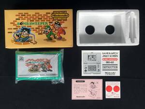 ★箱つき超美品★ ゲームウォッチ ボムスイーパー マルチスクリーン GAME&WATCH BOMB SWEEPER 任天堂 NINTENDO ★動作確認OK★