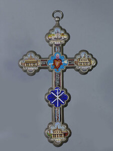  Italy religion fine art Christianity [ micro mo The ik equipment ornament INRI 10 character .]