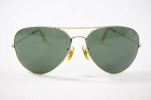 ◎ 中古品 Ray Ban レイバン B＆L 62□14 USA ボシュロム サングラス ゴールド 眼鏡