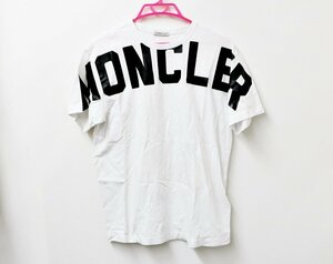 モンクレール 半袖 Tシャツ サイズ S F10918C70410 ホワイト トップス メンズ MONCLER z24-1149-2 中古品 z_b