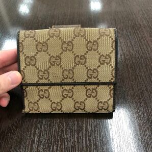 GUCCI グッチ GGキャンバス 小物 財布 二つ折り財布 レディース 人気 ブランド ファッション アイテム おしゃれ