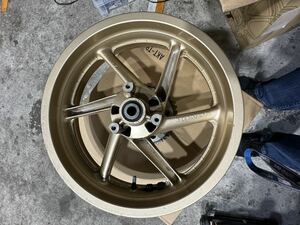 MC21 NSR250 91 SP original MAGTEK wheel rom and rear (before and after) 