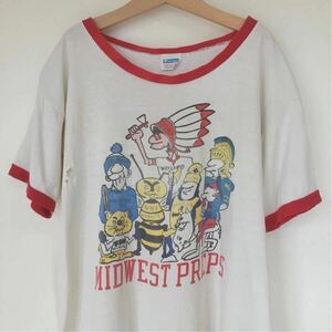 70s Champion チャンピオン バータグ リンガーTシャツ MIDWEST PREPS アメリカ製 USA製 / vintage ビンテージ