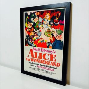 【黒額付きポスター】不思議の国のアリス Alice in Wonderland②