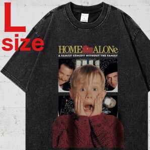 ホーム アローン Home Alone スクリーン 半袖Tシャツ ブラック L