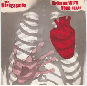 英パンク　ザ・デプレッションズ　７“　Messing With Your Heart ピクチャー・スリーブ　1978年