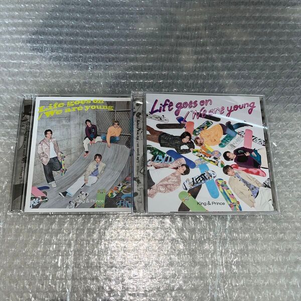 King&Prince Life goes on/We are young 初回A 通常盤