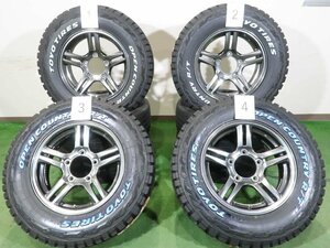 4本 スズキ ジムニー 純正 16インチ 5.5J +22 5H PCD139.7 ラジアル 未使用 TOYO オープンカントリー R/T 2024年 225/70R16 ホワイトレター