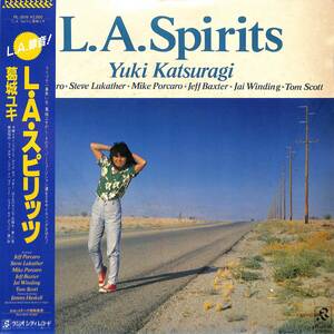 A00559153/LP/葛城ユキ with スティーヴ・ルカサー&ジェフ・ポーカロ(TOTO)「L.A. Spirits (1982年・RL-3019・ロックンロール・ブルース