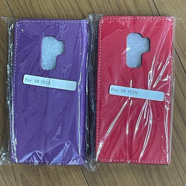 GALAXY S9 plus 手帳型カバー　2色セット　訳あり