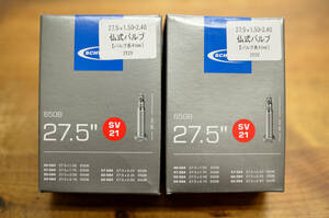 ２本セット　SCHWALBE　27.5ｘ1.5～2.4　仏式40mm　584　650Bｘ40～62mm　21SV シュワルベ