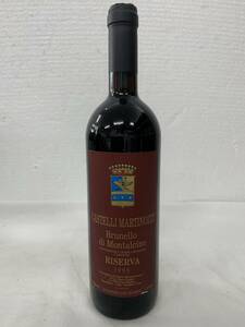【古酒　イタリア赤ワイン】カステッリ　マルティノッツイ　ブルネッロ　ディ　モンタルチーノ リゼルヴァ　1995年　750ml 13%